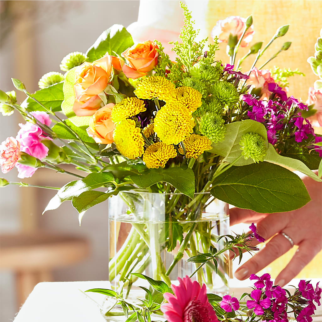 Bold & Bright – A Florist Original – A Heavenly Florist, Newport News VA