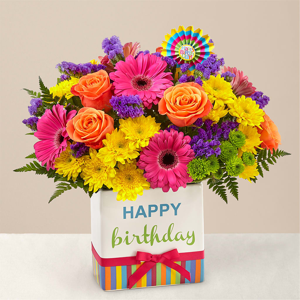 Birthday Brights Bouquet – A Heavenly Florist, Newport News VA