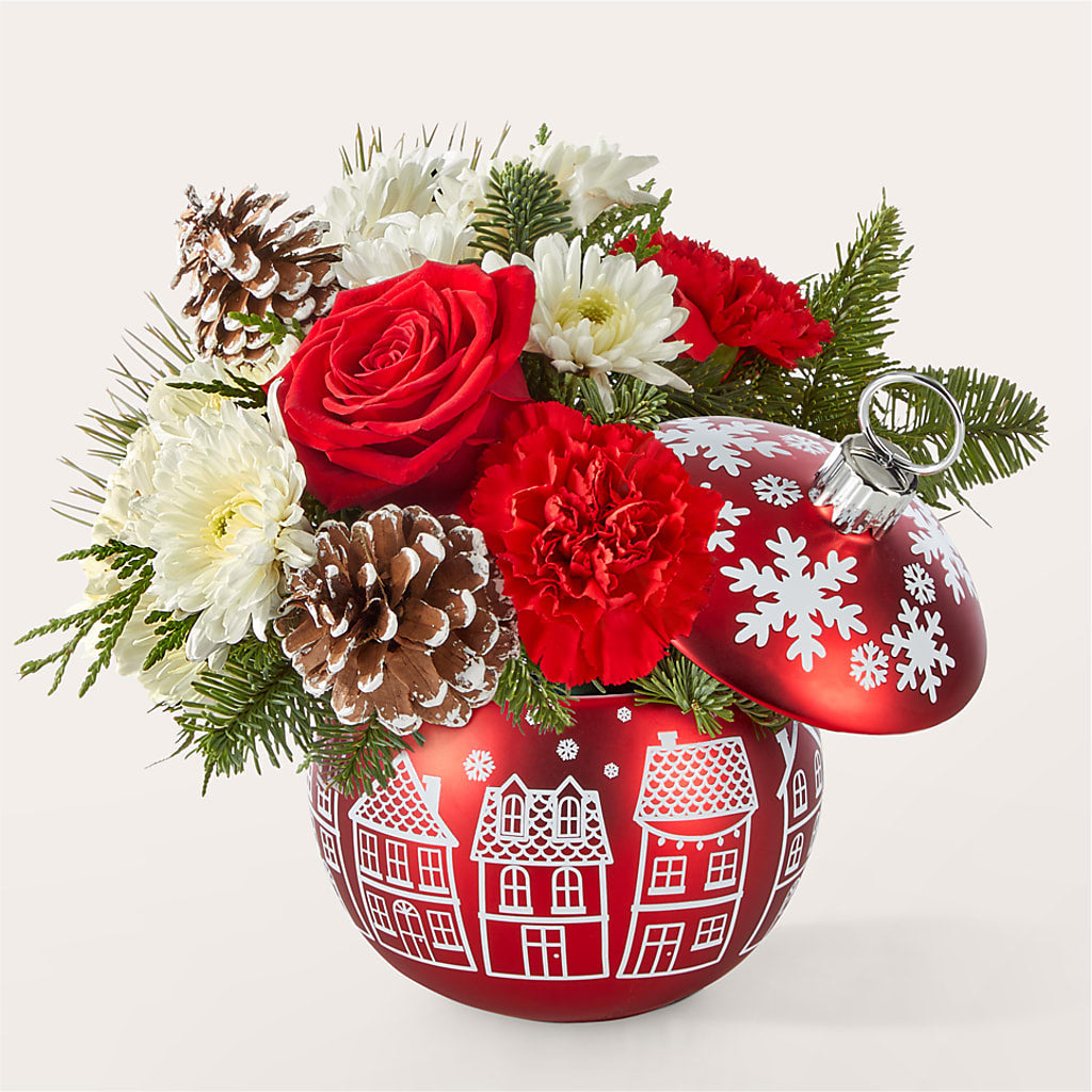 Christmas Village Ornament – A Heavenly Florist, Newport News VA