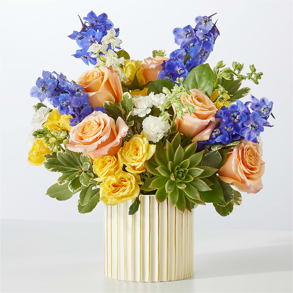 Cobalt Reverie Bouquet – A Heavenly Florist, Newport News VA