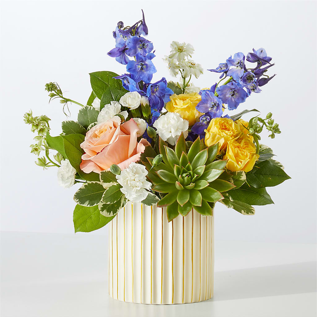 Cobalt Reverie Bouquet – A Heavenly Florist, Newport News VA