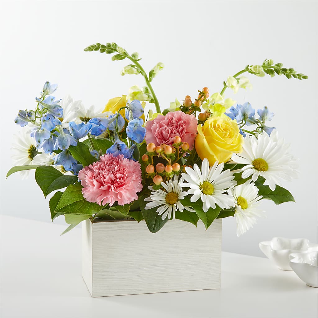 Sun Salutation Box Bouquet – A Heavenly Florist, Newport News VA