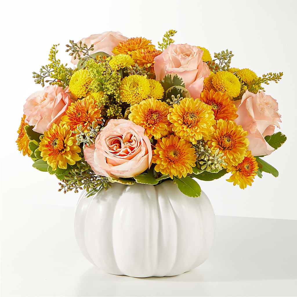 Peachy Pumpkin – A Heavenly Florist, Newport News VA