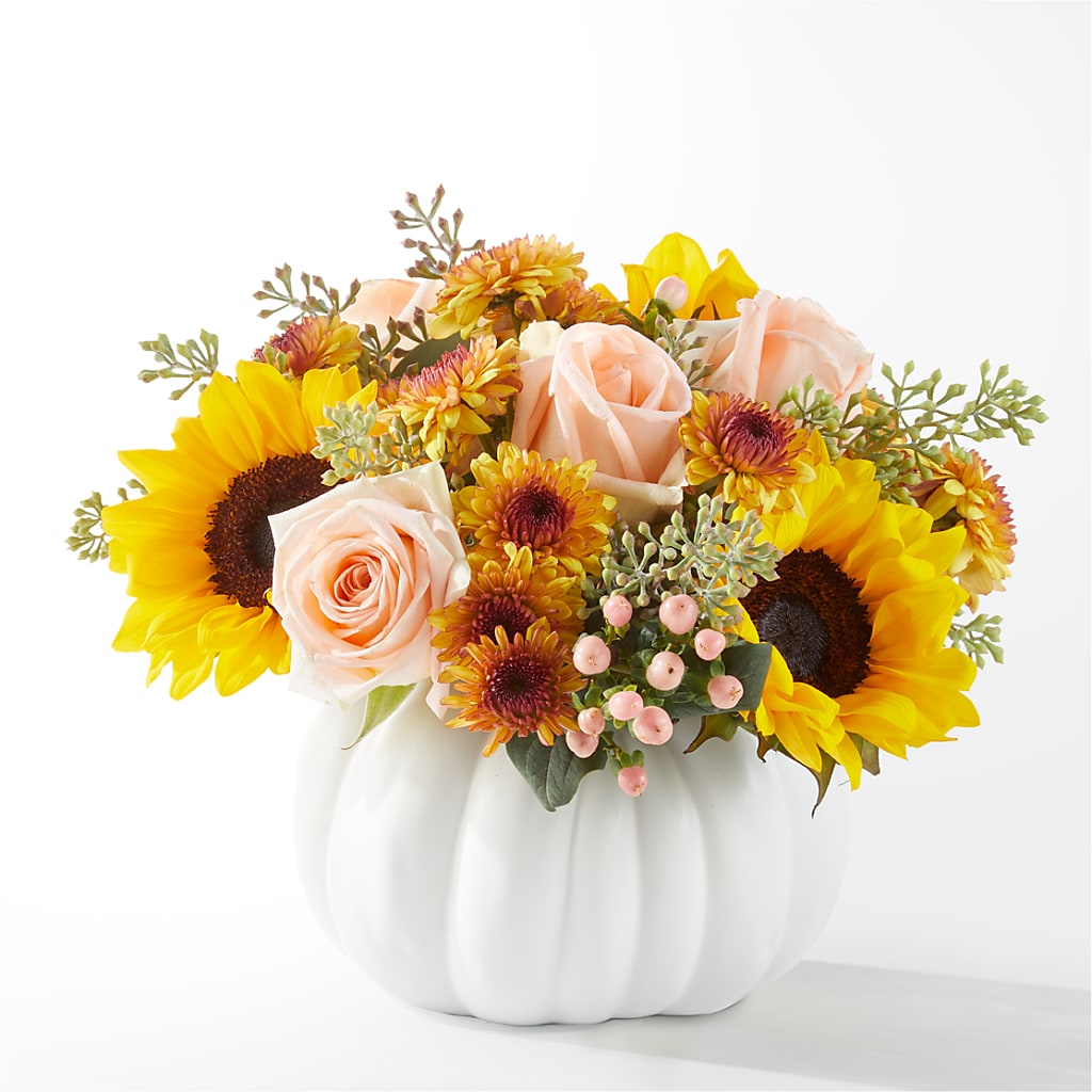 Pumpkin to Talk About Bouquet – A Heavenly Florist, Newport News VA