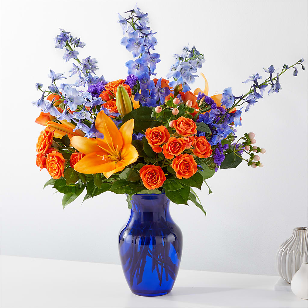 Radiant Citrus Bouquet – A Heavenly Florist, Newport News VA