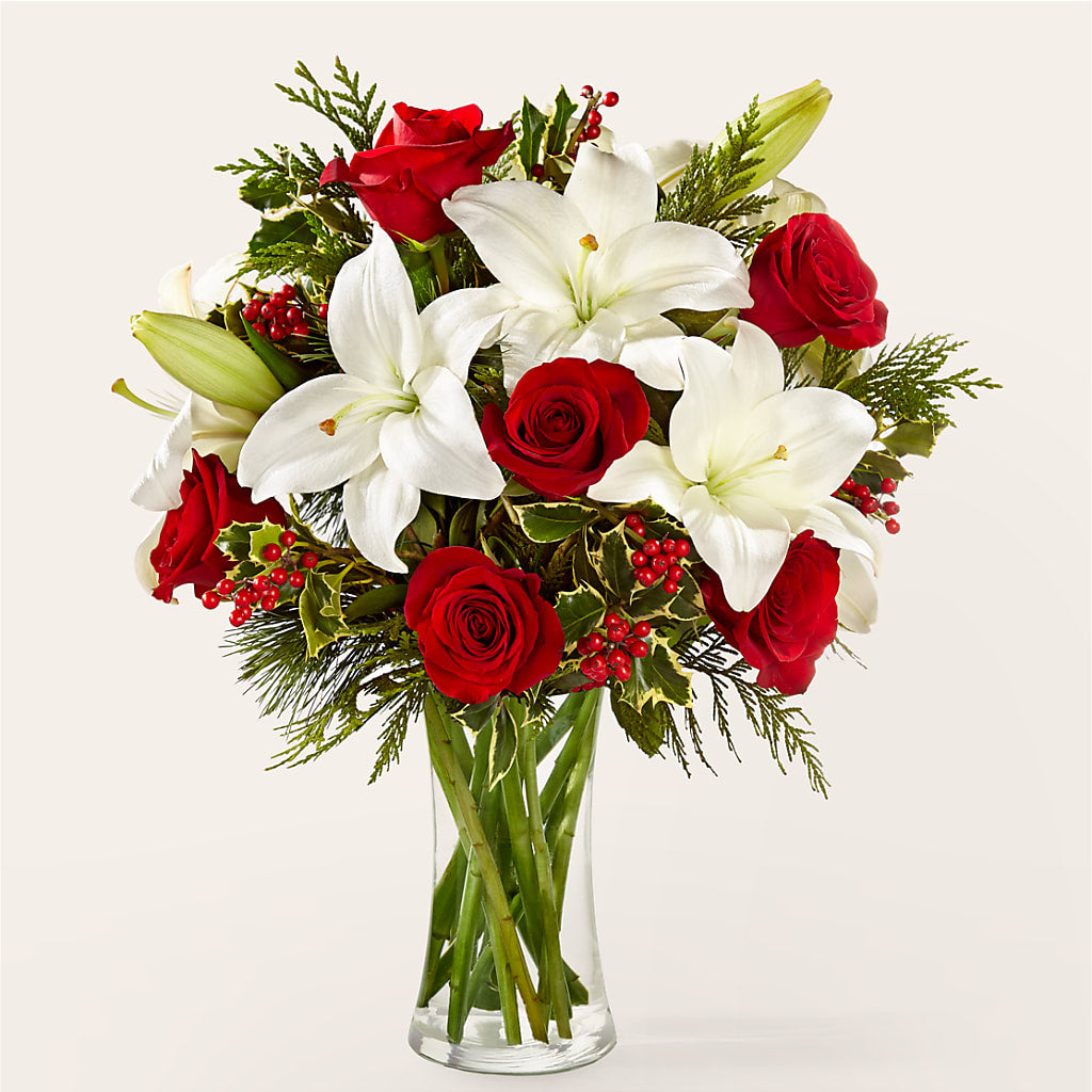 Sparkling Snowflakes Bouquet – A Heavenly Florist, Newport News VA