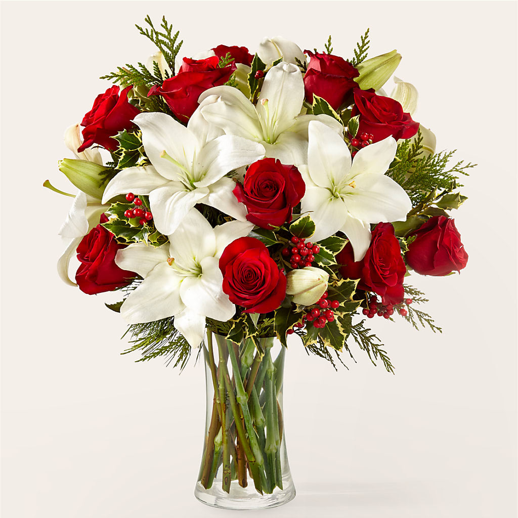 Sparkling Snowflakes Bouquet – A Heavenly Florist, Newport News VA