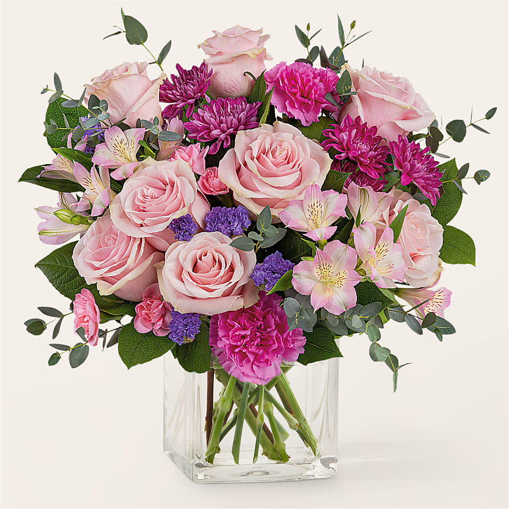 Rosy Radiance Bouquet – A Heavenly Florist, Newport News VA
