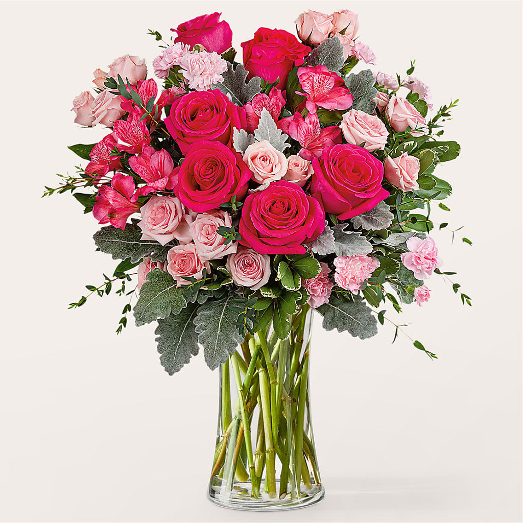 Tickled Pink Bouquet – A Heavenly Florist, Newport News VA