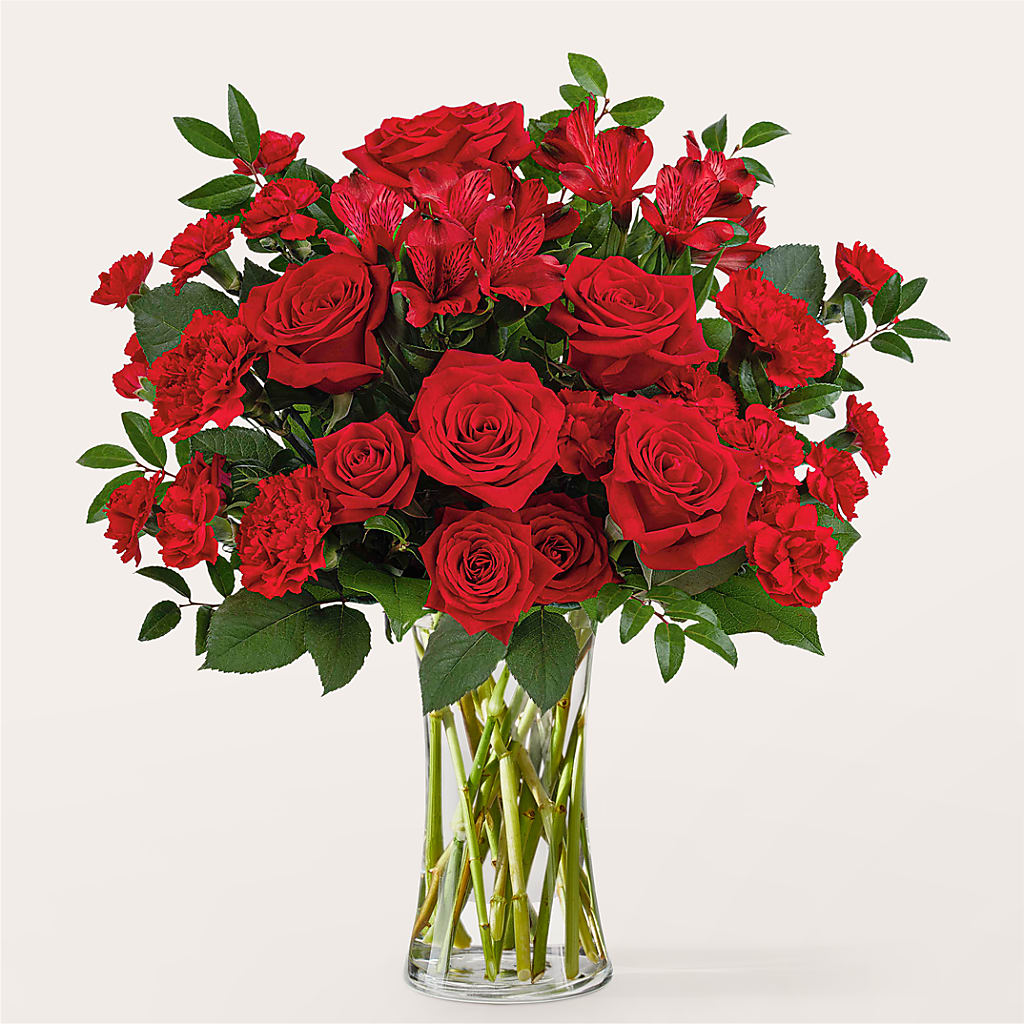 Brilliant Ruby Bouquet – A Heavenly Florist, Newport News VA