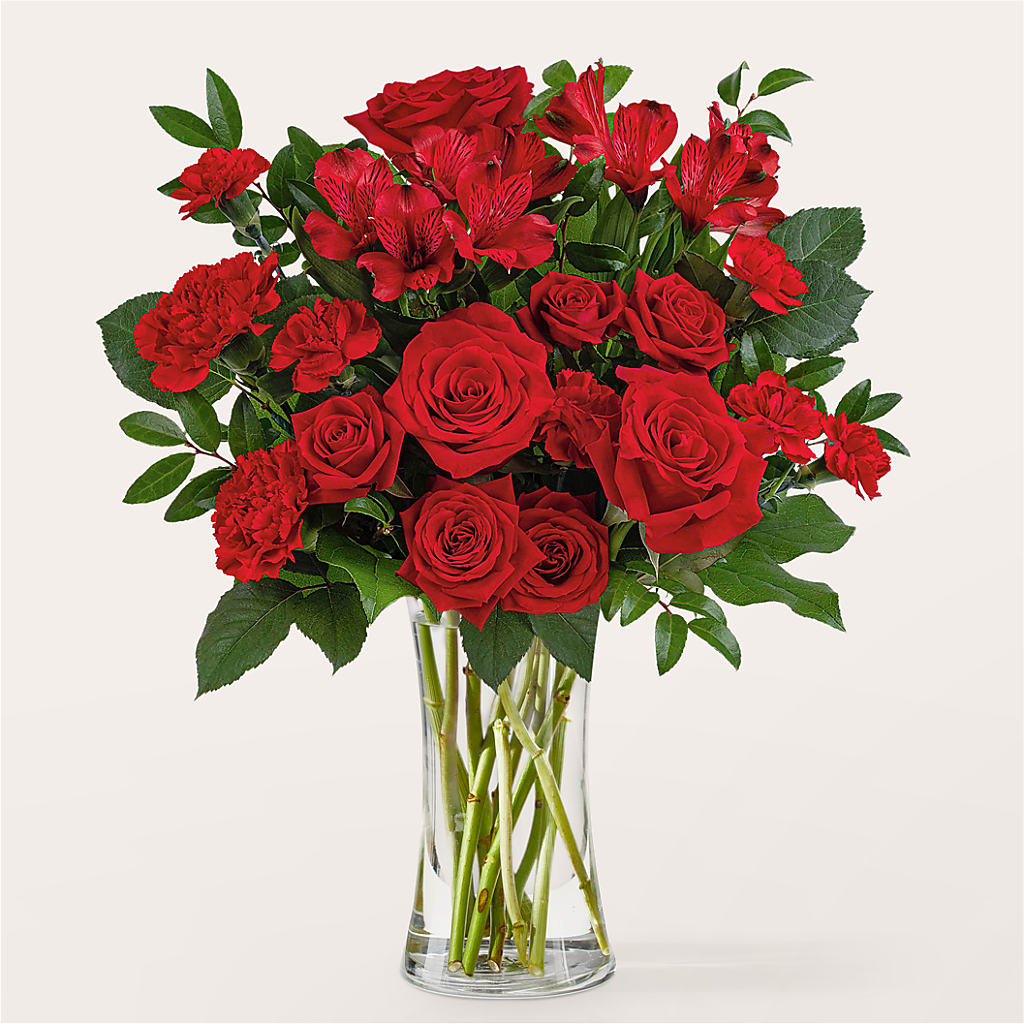 Brilliant Ruby Bouquet – A Heavenly Florist, Newport News VA