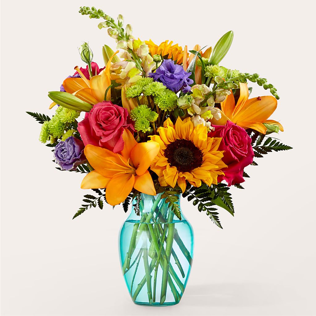 Double Rainbow Bouquet – A Heavenly Florist, Newport News VA