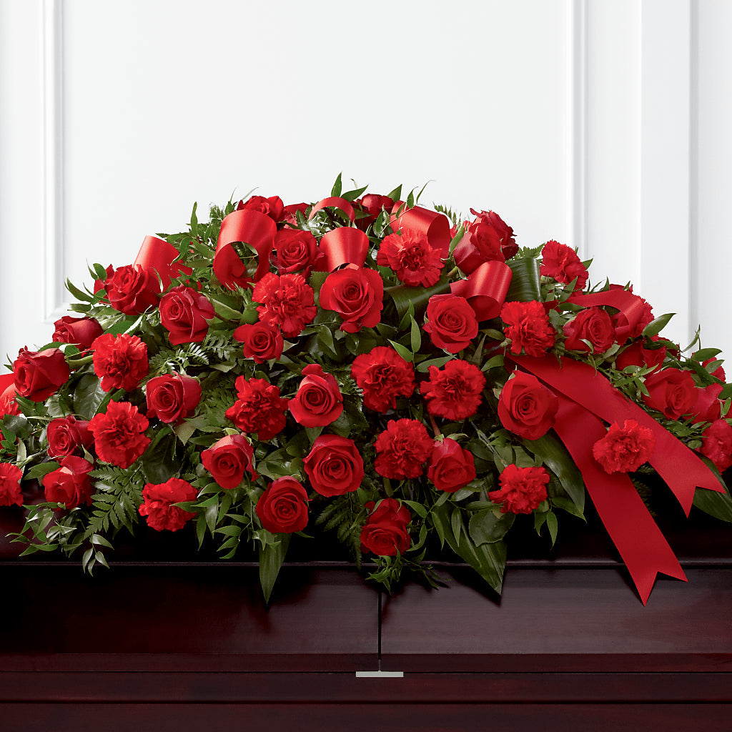 Tribute of Life Casket Spray – A Heavenly Florist, Newport News VA