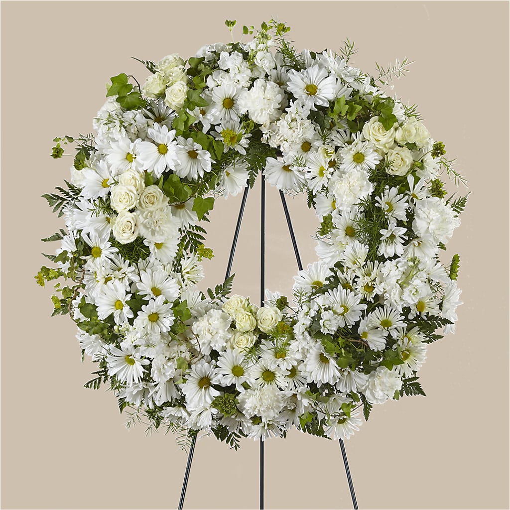 Faithful Wishes Wreath – A Heavenly Florist, Newport News VA