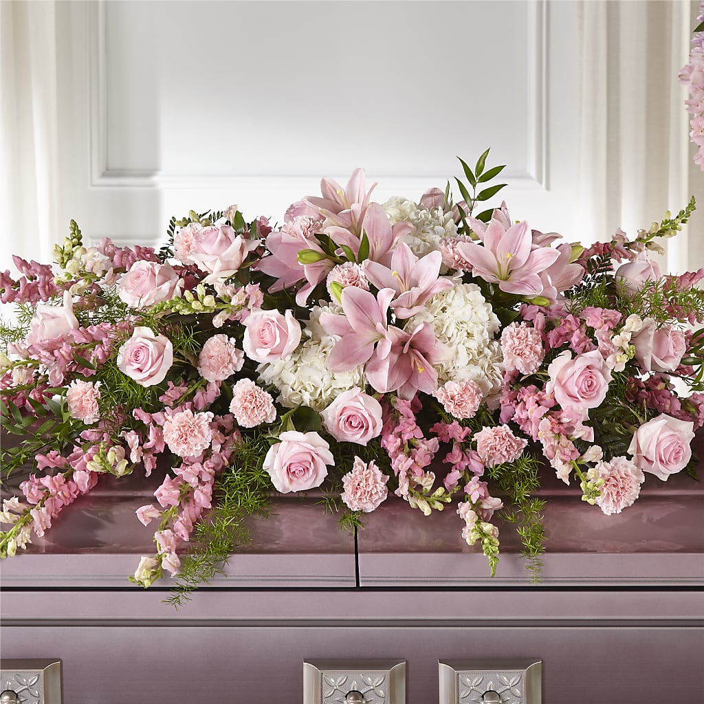 Life & Remembrance Casket Spray – A Heavenly Florist, Newport News VA