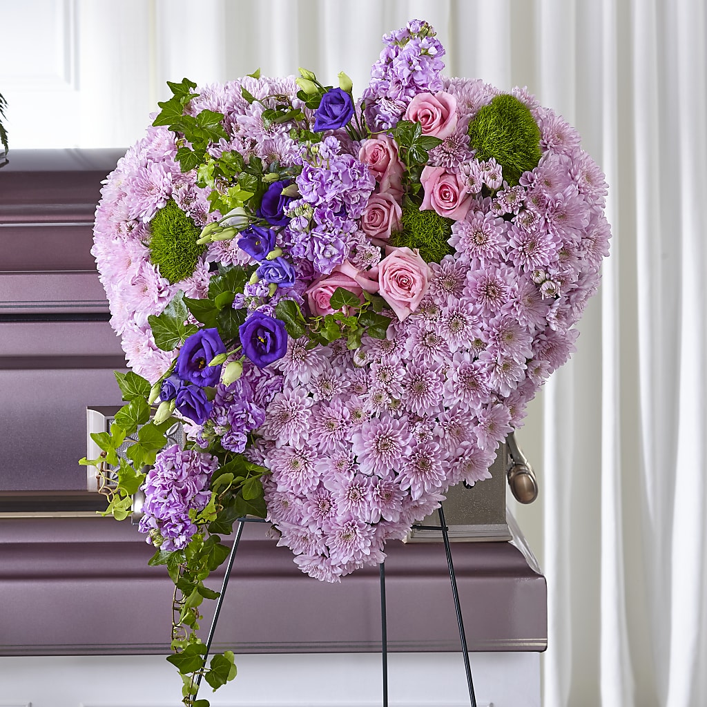 Treasured Love Standing Heart – A Heavenly Florist, Newport News VA