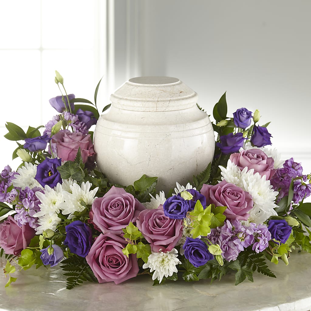 Blooming Sympathy Cremation Adornment – A Heavenly Florist, Newport News VA