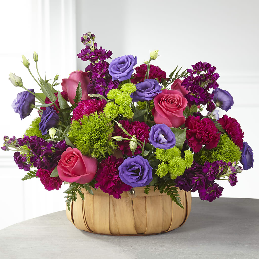 Serene Sanctuary Basket – A Heavenly Florist, Newport News VA