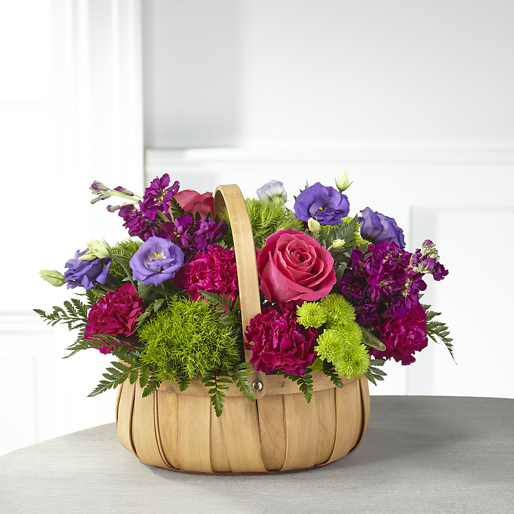 Serene Sanctuary Basket – A Heavenly Florist, Newport News VA