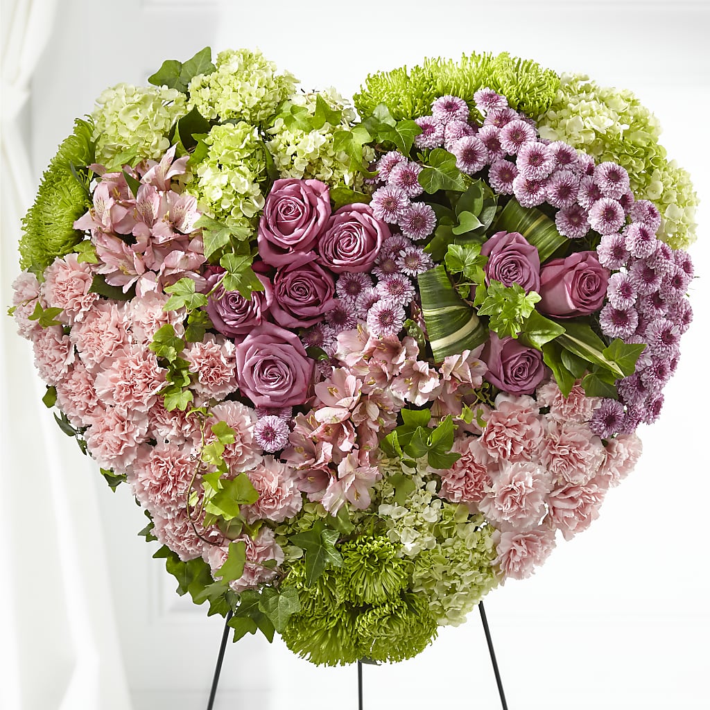 Heartwarming Standing Heart – A Heavenly Florist, Newport News VA