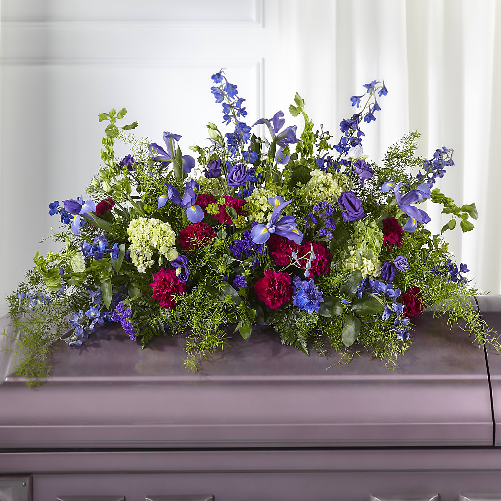 Always Treasured Casket Spray – A Heavenly Florist, Newport News VA