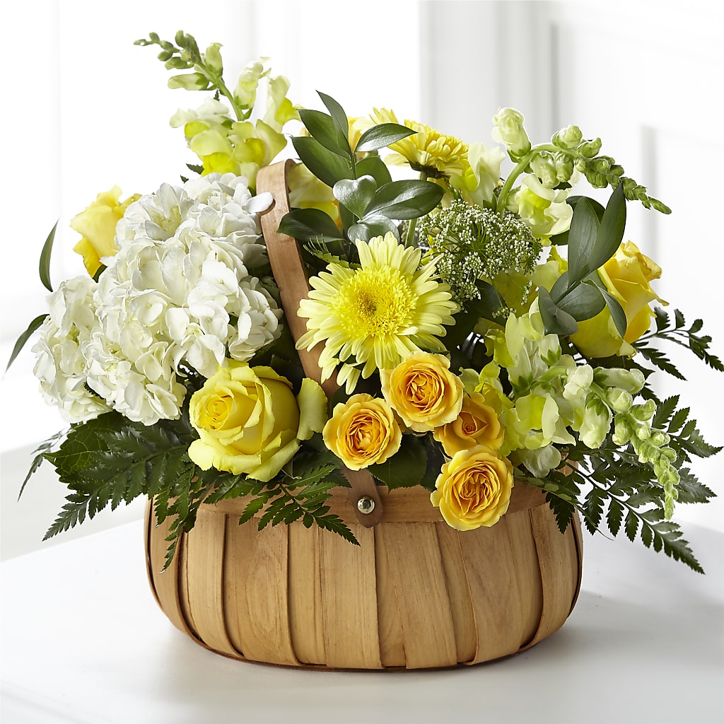 Rustic Remembrance Basket – A Heavenly Florist, Newport News VA