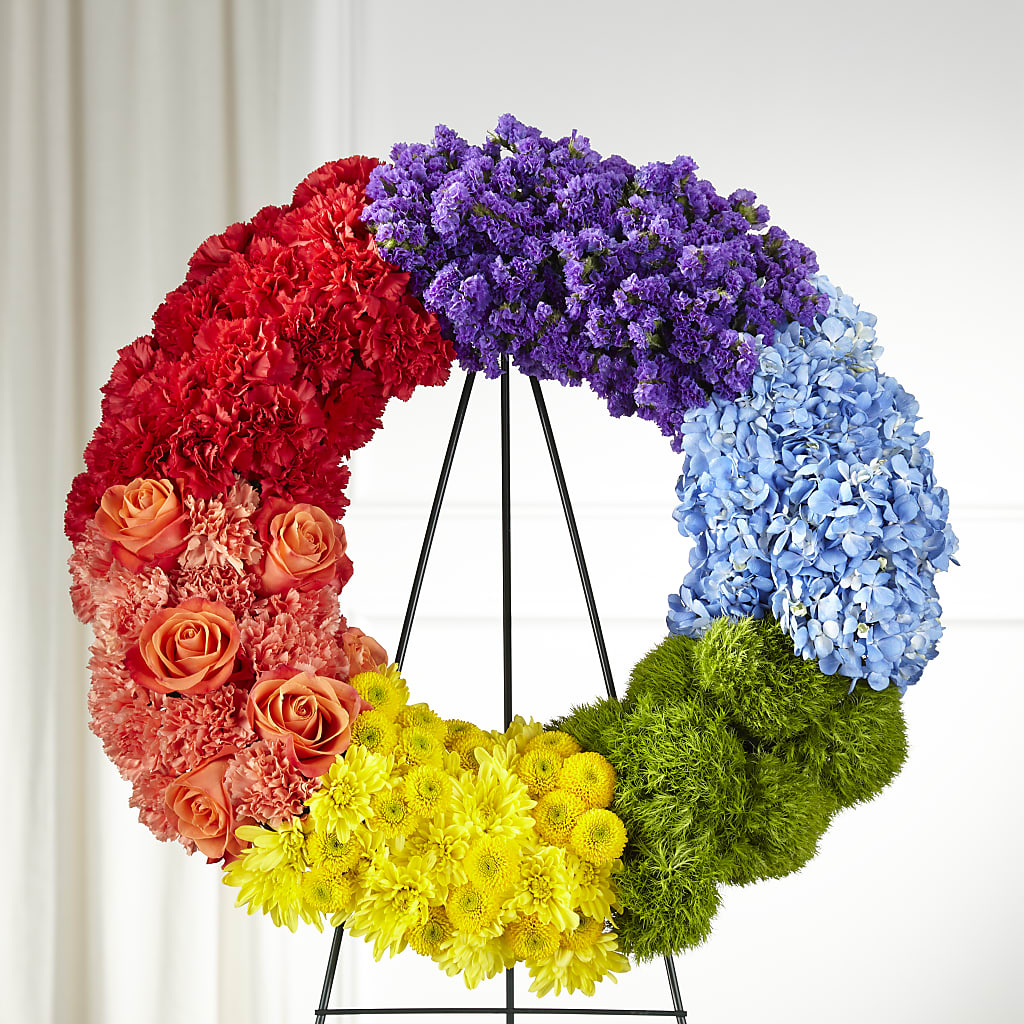 Circle of Love Wreath – A Heavenly Florist, Newport News VA