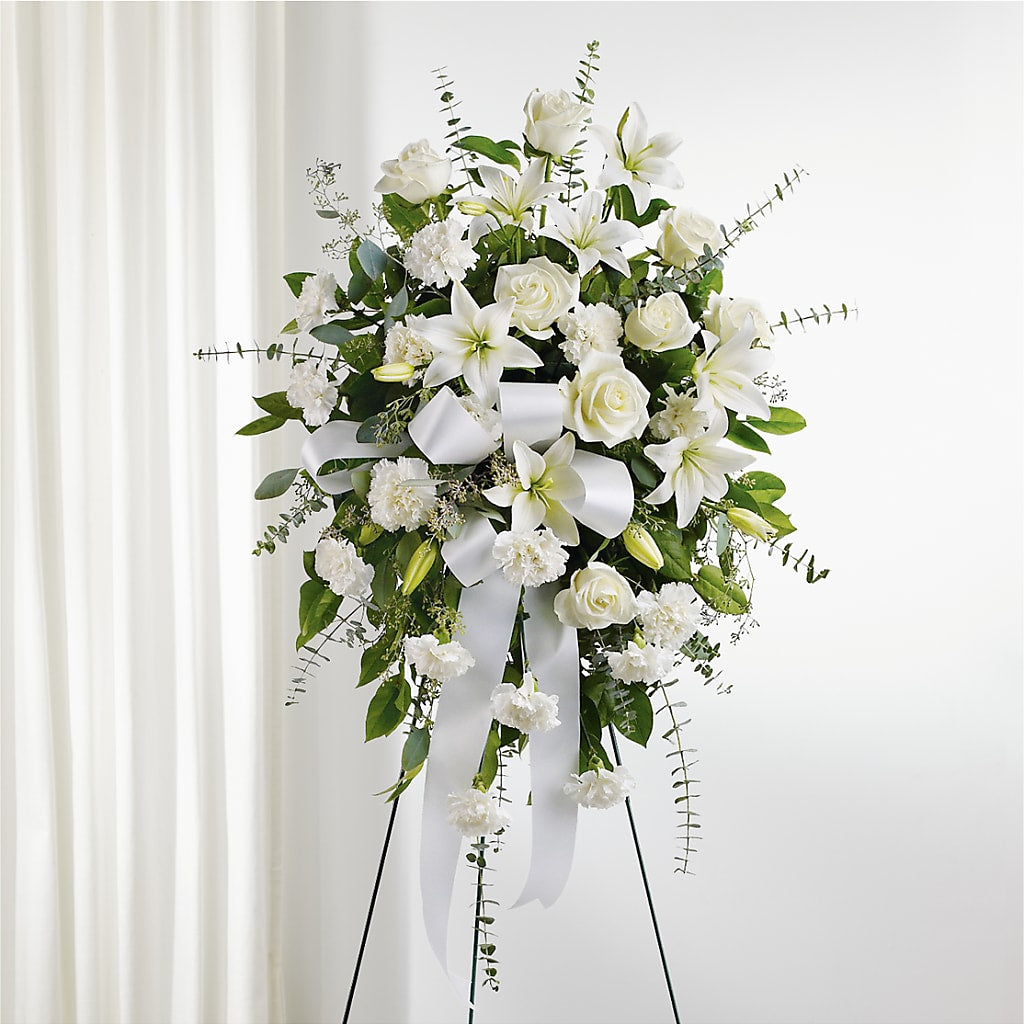 With Care Standing Spray – A Heavenly Florist, Newport News VA