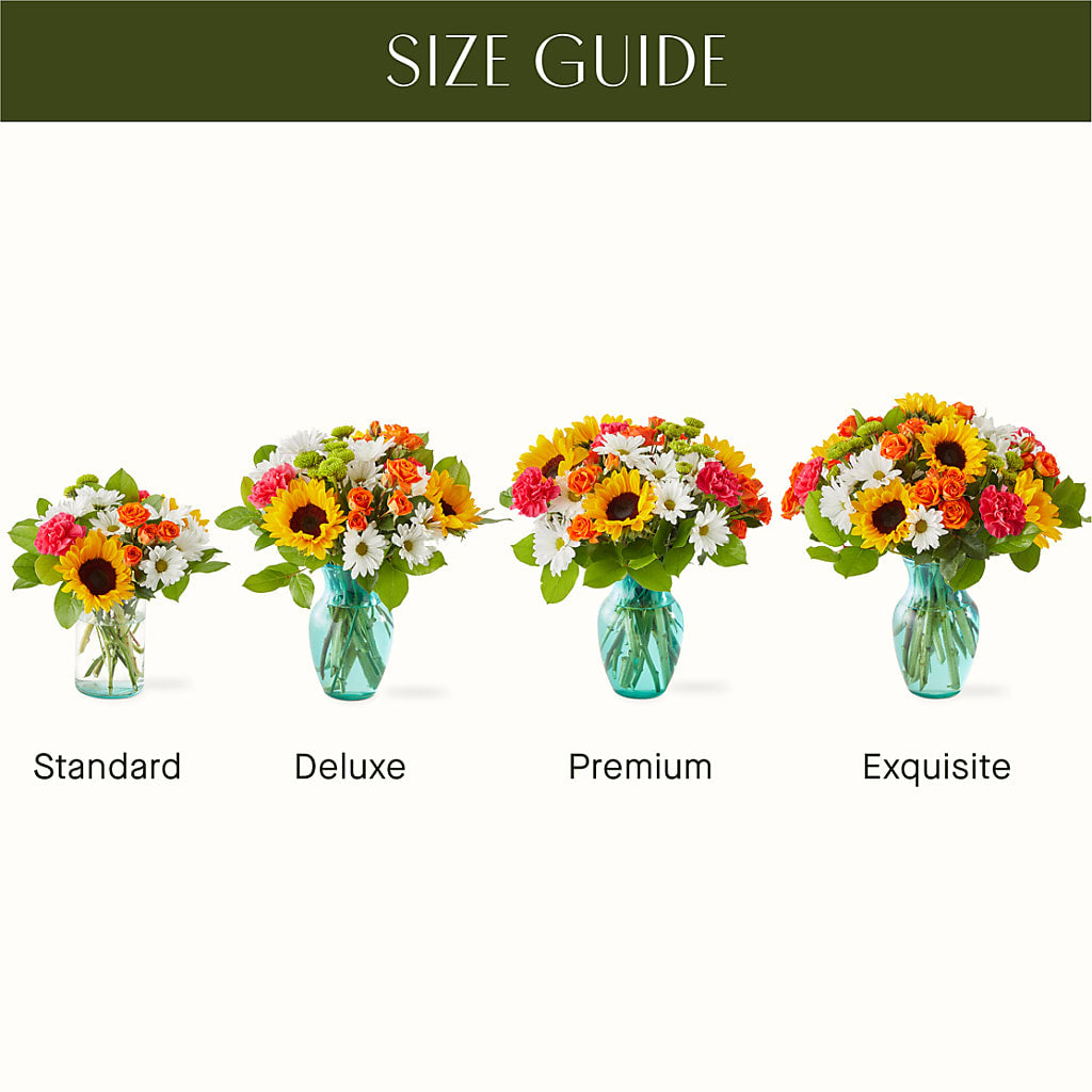 Sun-drenched Blooms Bouquet – A Heavenly Florist, Newport News VA
