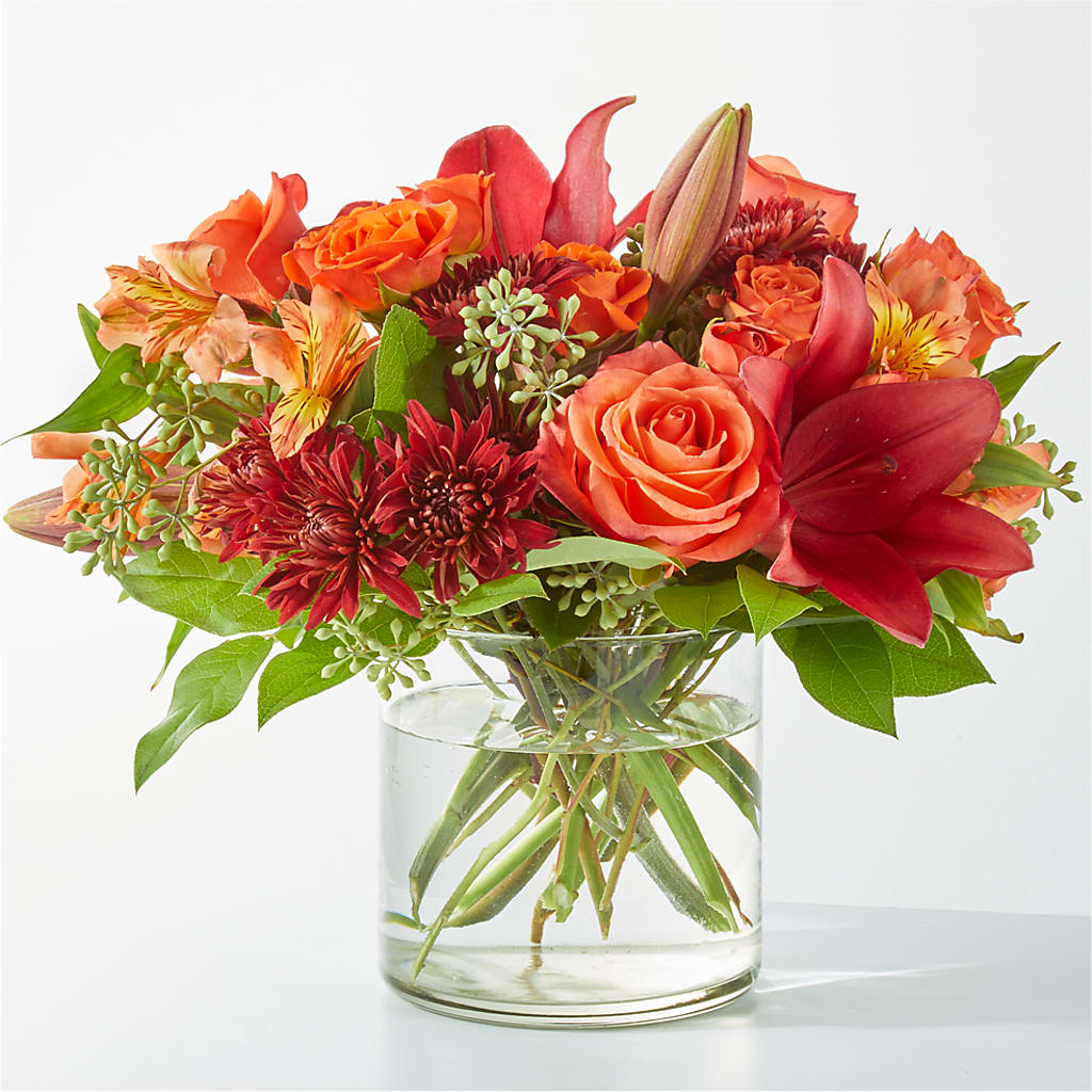Crimson Leaves Bouquet – A Heavenly Florist, Newport News VA