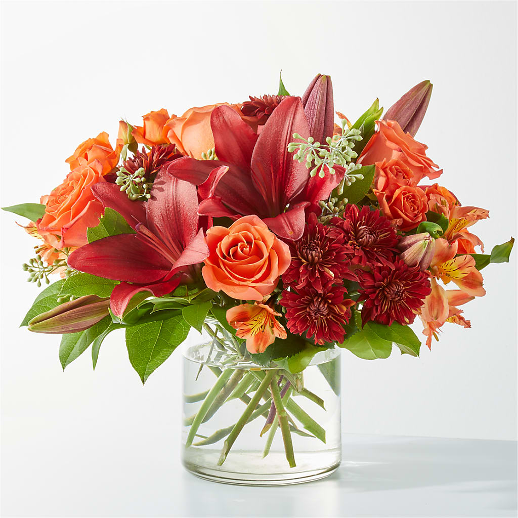 Crimson Leaves Bouquet – A Heavenly Florist, Newport News VA