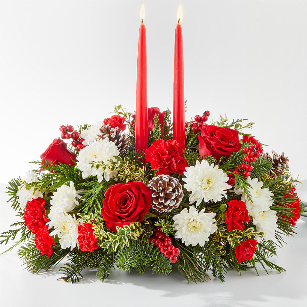 Holiday Soiree Centerpiece – A Heavenly Florist, Newport News VA