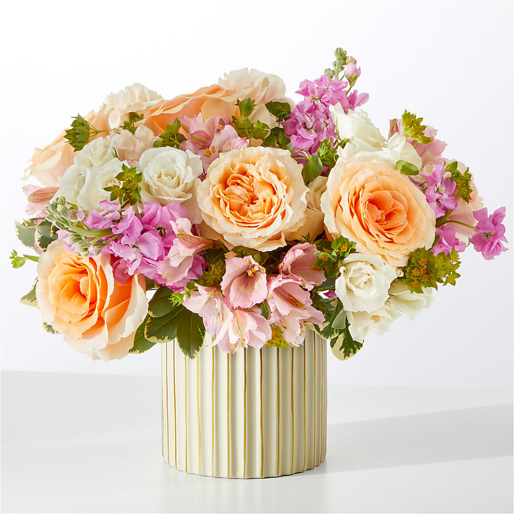 Paradise Bouquet with Ivory Vase – A Heavenly Florist, Newport News VA