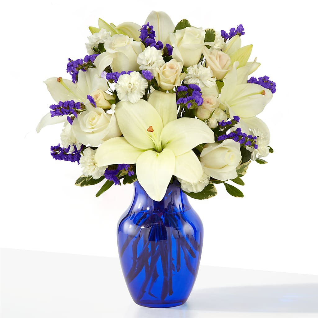 Sapphire Rush Bouquet – A Heavenly Florist, Newport News VA