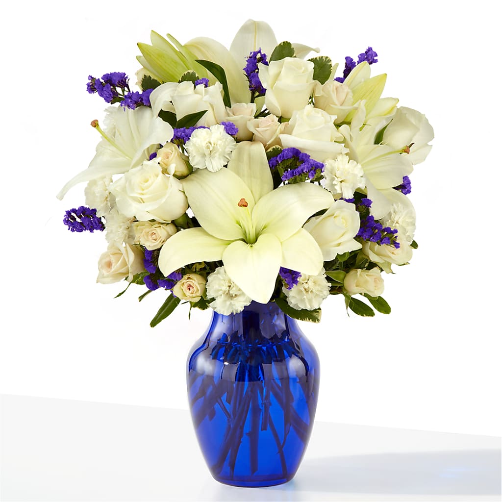 Sapphire Rush Bouquet – A Heavenly Florist, Newport News VA