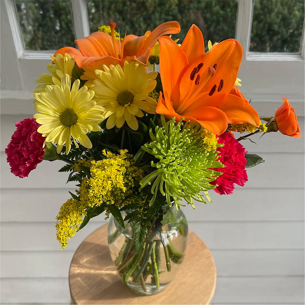 Bold & Bright – A Florist Original –  A Heavenly Florist, Newport News VA