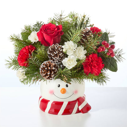 Jolly Snowman Bouquet –  A Heavenly Florist, Newport News VA