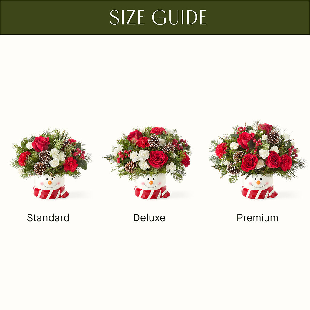 Jolly Snowman Bouquet –  A Heavenly Florist, Newport News VA