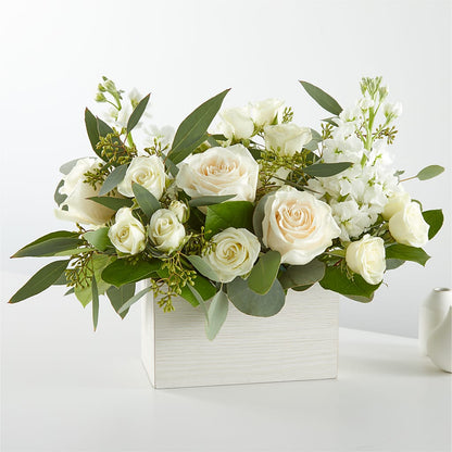 Fresh Linen Box Bouquet –  A Heavenly Florist, Newport News VA