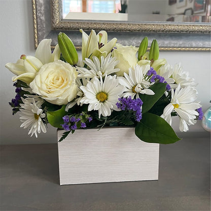 Beyond Blue Box Bouquet –  A Heavenly Florist, Newport News VA