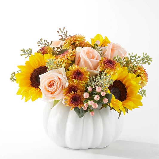 Pumpkin to Talk About Bouquet –  A Heavenly Florist, Newport News VA