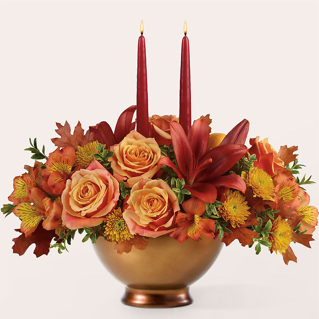 Harvest Table Centerpiece –  A Heavenly Florist, Newport News VA