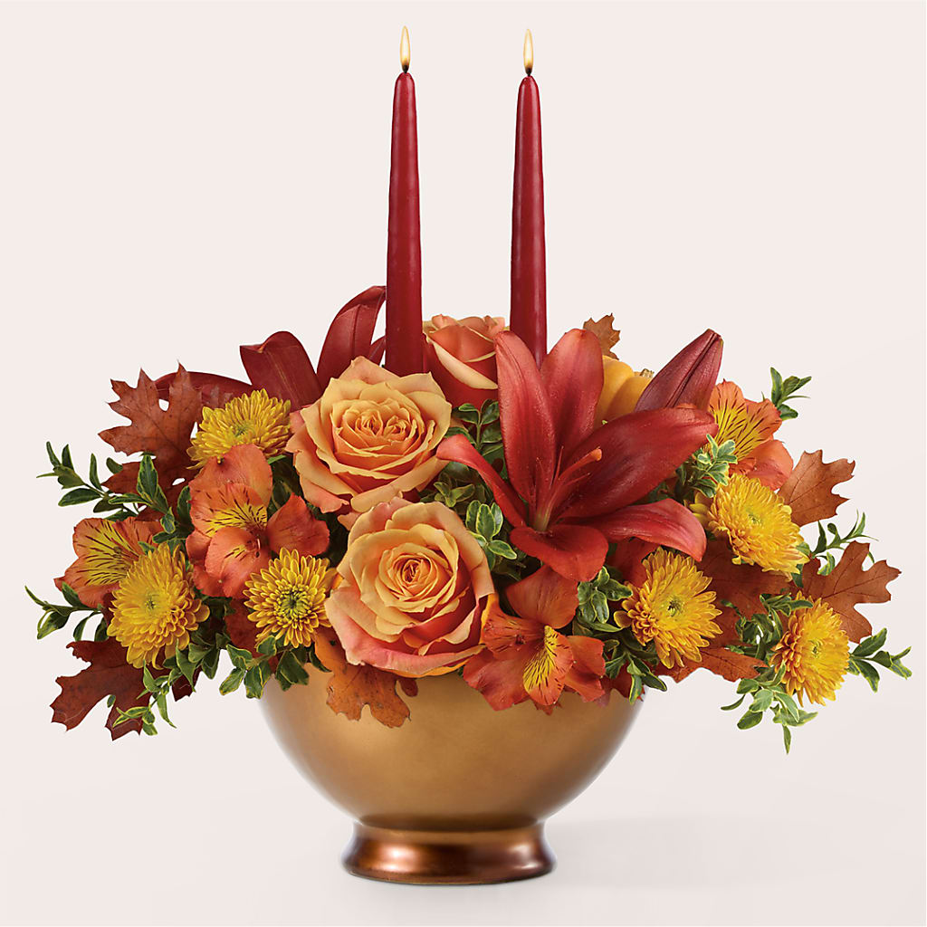 Harvest Table Centerpiece –  A Heavenly Florist, Newport News VA