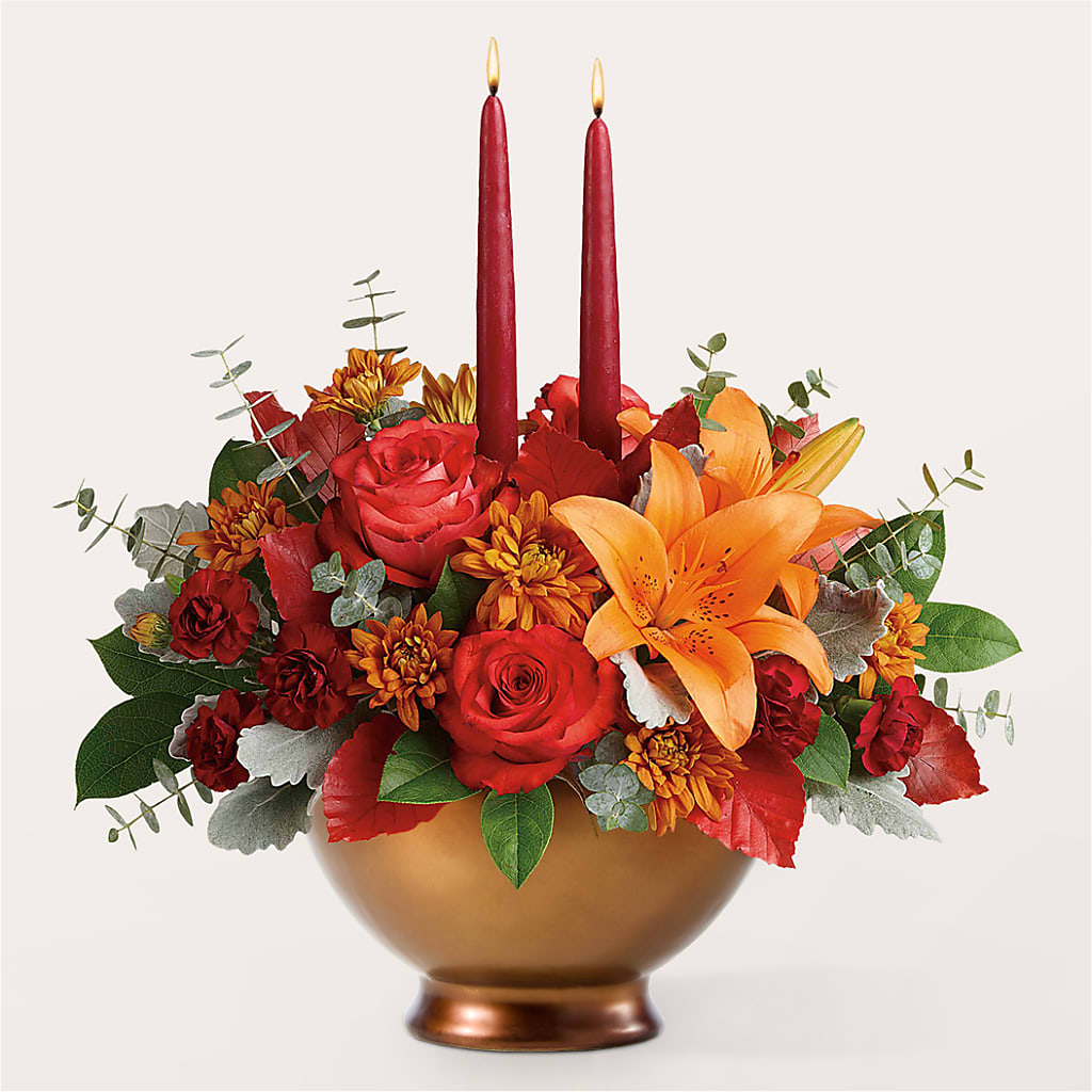 Fruits of Fall Centerpiece –  A Heavenly Florist, Newport News VA