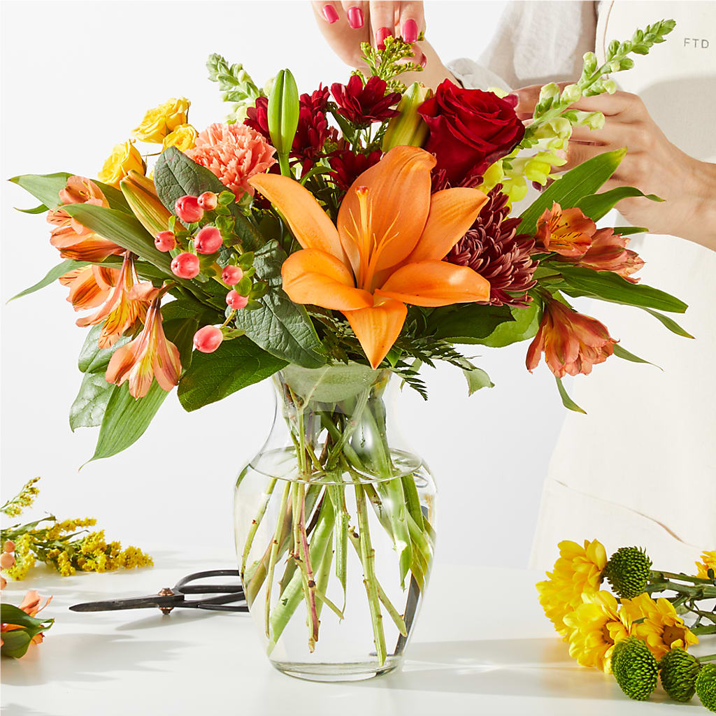 Fall Delight – A Florist Original –  A Heavenly Florist, Newport News VA