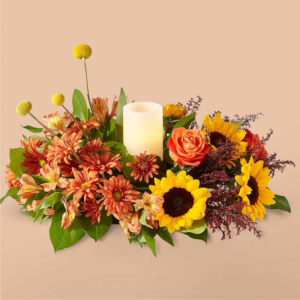 Honey Spark Centerpiece –  A Heavenly Florist, Newport News VA