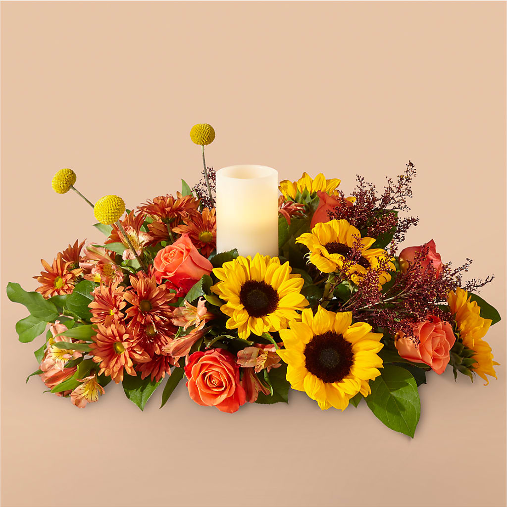 Honey Spark Centerpiece –  A Heavenly Florist, Newport News VA