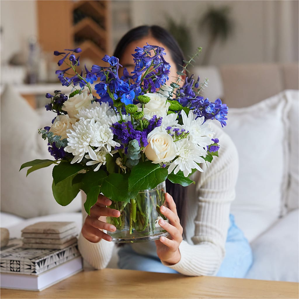 Cerulean Waves Bouquet –  A Heavenly Florist, Newport News VA