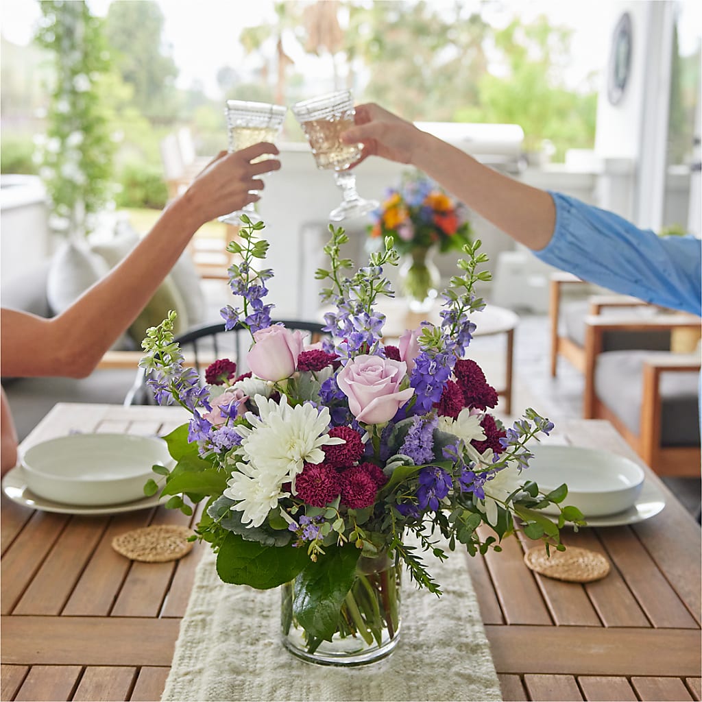 Violet Frost Bouquet –  A Heavenly Florist, Newport News VA