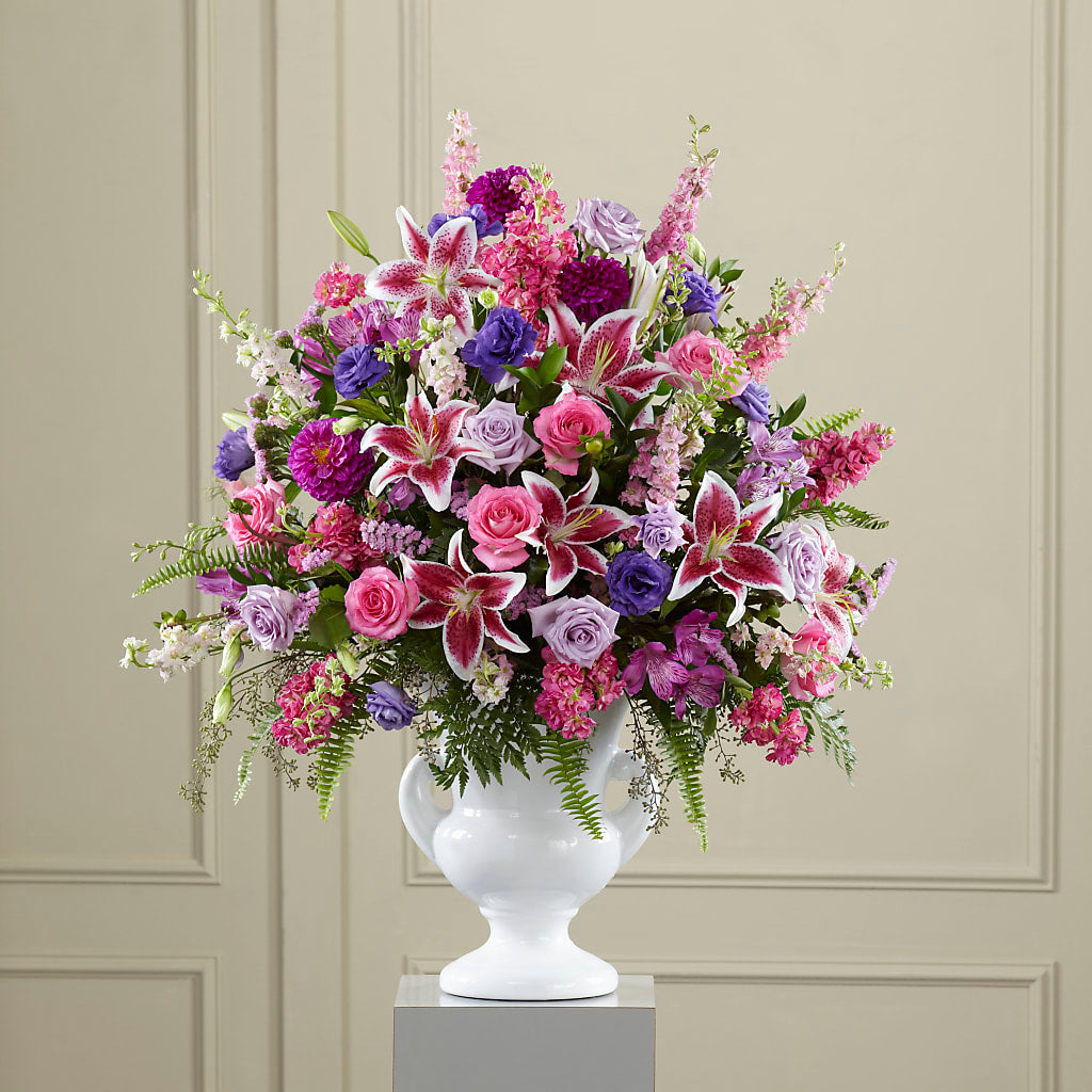 Peaceful Tribute Arrangement –  A Heavenly Florist, Newport News VA